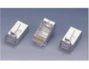 Konektor LEXI-Net RJ45 STP 8p/8c, Cat 5e, drát/licna, 50 micron