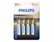 Philips baterie 4x AA (1,5V), řada Premium Alkaline