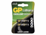 GP AAA Lithium lithiová - 2 ks