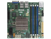 Supermicro MBD-A2SDI-8C-HLN4F-O SUPERMICRO mini-ITX MB Atom C3758 (8-core), 4x DDR4 ECC DIMM, 12xSATA, 1x PCI-E 3.0 x4, 4x 1GbE LAN, IPMI