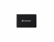 TRANSCEND Gen1 All-in-1 UHS-II Multi Card Reader RDF9K2, USB 3.1, Black