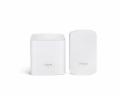 Tenda MW5 (2-pack) - Wireless AC MESH systém 802.11ac/a/b/g/n, 2x GLAN/GWAN, 2x LAN 