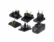 Honeywell ScanPal EDA70,60,50 - KIT,5V/2A PS,5 PLUGS PACKED - zásuvkové adaptéry