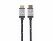 Gembird kabel HDMI High speed (M - M), série Select Plus, Ethernet, pozlacené konektory, 1 m