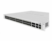 MikroTik Cloud Router Switch CRS354-48P-4S+2Q+RM, 650MHz CPU, 64MB, 1x10/100, 48xGLAN(PoE), 4xSFP+, 2xQSFP, vč. L5