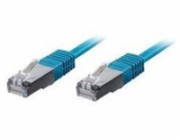 Equip Patchcord, S/FTP, Cat6, PIMF, HF, 0,5 m, modrý (605537)