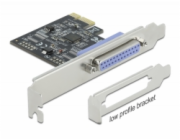 Delock PCI Express Card to 1 x Parallel IEEE1284 - Paralelní adaptér - PCIe 2.0 nízký profil - IEEE 1284 x 1