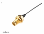 AKASA anténní kabel I-PEX MHF4L na RP-SMA female, 22cm, 2pcs/pack