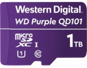 WD MicroSDXC karta 1TB Purple WDD100T1P0C Class 10 (R:100/W:60 MB/s)