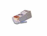 Konektor RJ45 FTP 8p8c, Cat 5e, drát, 50 micronů