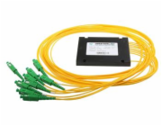 Splitter PLC optický -1x8, 1260-1650nm, ABS box, SC/APC, 1,5m