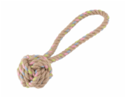 Hračky pro psy, Beco Hemp Rope - Ball on Loop-M