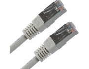 FTP patchcord, Cat.5e, RJ45 M-0,5m, chroniony, szary, economy