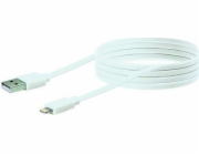 USB kabel Schwaiger Schwaiger USB kabel 2.0 Apple Lightning 2,0 m Flachkabel weiß