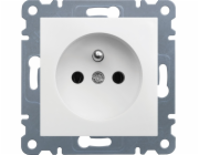 Hager Polo Single Socket Lumina2 Z/U 16A WHITE - WL1020