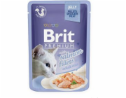 Brit KOT sasz.85g premium. SALMON FILLE gel