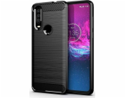 Pouzdro Carbon Huawei Y6p black / black