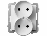 Ospel Socket Sonata dvojitá bílá (GP-2RR/m/00)