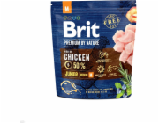 BRIT Premium by Nature Junior M Chicken - dry dog food - 1 kg