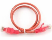 Delock Patchcord RJ45, Flooded Cover, 5e, UTP, 0,25 m, červená (PP12-0,25M/R)