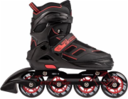 Inline brusle NILS Extreme NA14174A rekreační nastavitelné černé vel. 31-34