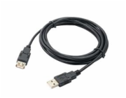 Akyga kabel USB AM-AF 3.0m /černá 