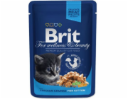 BRIT Premium Cat Kitten Chicken - mokré krmivo pro kočky - 100g