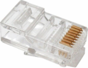 SOLARIX KRJ45/5-100 plug 8P8C RJ45 CAT5e unfolded unscreened for stranded cabels 100pcs