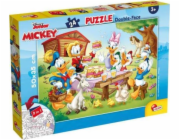 Lisciani Oboustranné puzzle Plus 24 Kačer Donald