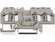 Wago 3vodičová svorkovnice 4mm2 šedá (281-681)