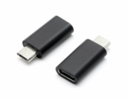 PremiumCord adapter USB-C konektor female - USB 2.0 Micro-B/male