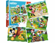 Puzzle 4v1 Cool Mickey's Day