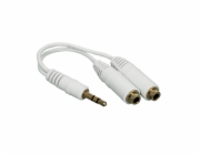 AV:link redukce 1x Jack 3.5mm stereo samec - 2x Jack 3.5 mm stereo samice