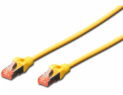 Digitus Patchcord CAT6, S-FTP, 0,5 m, žlutý, 10 kusů (DK-1644-005-Y-10)