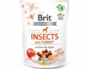 BRIT Crunchy Snack Insects with Turkey - pamlsek pro psa - 200g