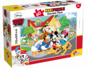 Lisciani Oboustranné puzzle maxi 60 Mickey Mouse