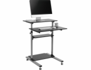 LOGILINK BP0070 LOGILINK - Compact mobile stand up computer workstation