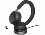 Jabra Evolve2 75/Stereo/ANC/USB/BT/Bezdrát/MS/Stand/Černá