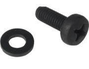 Cayymon Cayymon KS600 Bolt M6 x 16 mm DIN7985 Černá fosfátová + nylonová podložka 100 ks Pack