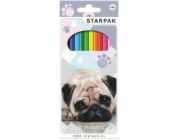 Starpak Pencil pastelky 12 barev pes (388296)