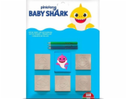 Multiprint MULTIPRINT BABY SHARK STAMPS BLISTER 5 KS.