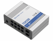 Teltonika TSW200 Teltonika průmyslový nemanažovaný PoE switch TSW200 8x 802.3af/at