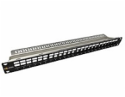 Solarix Modulární neosazený patch panel Solarix 24 portů 1U