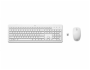 HP 230 Wireless Mouse and Keyboard Combo (White) CZ/SK - bezdrátová klávesnice a myš