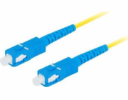 LANBERG optický patch cord SM SC/UPC-SC/UPC simplex 5m LSZH G657A1 průměr 3mm, barva žlutá