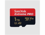 SanDisk micro SDXC karta 1TB Extreme PRO (200 MB/s Class 10, UHS-I U3 V30) + adaptér