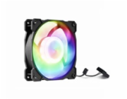 1stCOOL Statický RGB ventilátor 12cm, 3+4pin