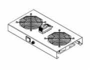 Legrand EvoLine ventilační jednotka pro nástěnné rozváděče, 2x ventilátor + termostat, montáž na střeše rozvaděče