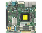 SUPERMICRO MB E3-1585v5, C236, 2xSO-DIMM DDR4 ECC, 4xSATA3, PCIe 3.0 x16, 1xM.2, DVI-A, 4x LAN, IPMI