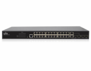 Uniview NSW5110-24GT4GP-IN UNV Switch NSW5110-24GT4GP-IN / 24x 1000Mbps ports RJ-45/ 2x RJ-45/SFP/ 2x SFP/ 56Gbps/ 41.66Mpps